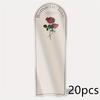 20pcs Transparent OPP Three-dimensional Rose Wrapping Bag Single Flower Packaging Bag Perrfect For Valentine's Day Gift Packaging