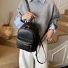 Backpack Women's Autumn New Fashion Mini Small School Bag Casual Texture Student Travel Backpack