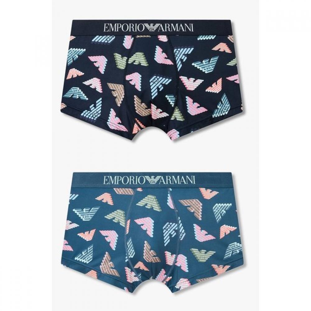 Emporio Armani Men S Printed 3d Logo Pattern briefS Set  0816112039  0816112040 S(95)