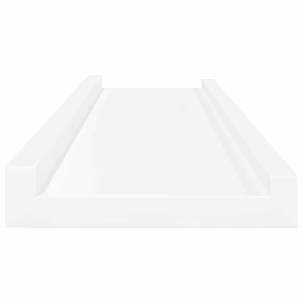 Vidaxl Półki Ścienne, 4 Szt., Białe, 80X9X3 Cm