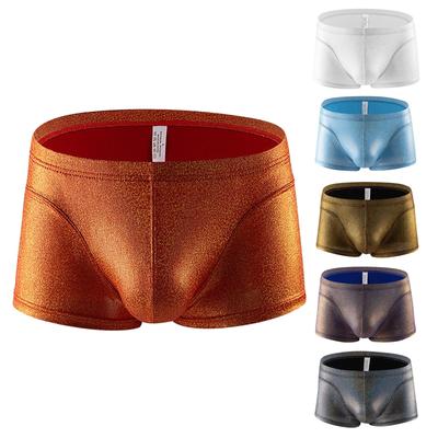 Men's Sexy Pants, Fashionable Shorts, Jeans, Printed Large-sized Low Waisted Elastic Underwear