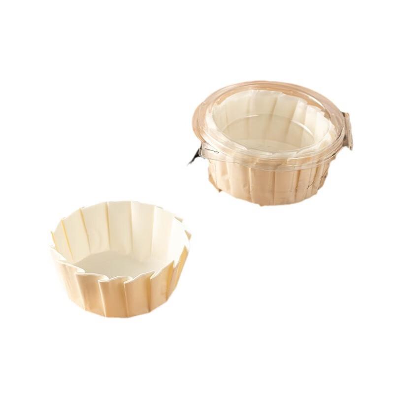 Meidi 5-inch White Basque Cheesecake Paper Baking Cups