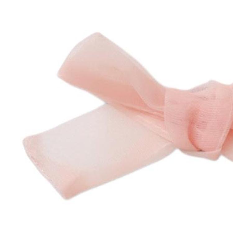 Crocs Sheer Bow Design Synthetic Fiber Shoes Women Shoes Pink 10013390