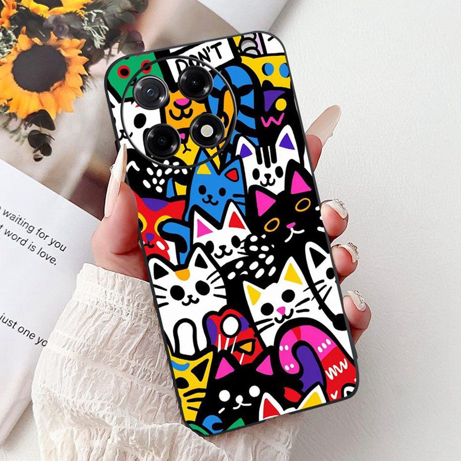 New Design Phone Case For Tecno Camon 30S Pro Camon30S CLA5 CLA6 Black Silicon Soft TPU Back Cover For Camon 30S 30SPro 4G