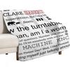 The Office Us - Quotes Throw Blanket Summer Cool Breathable Blanket For Sleeping