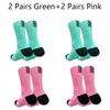4pairs Professional Cycling Socks Tube Men's and Women's Outdoor Sports Quick-Drying Four Seasons Bicycle Socks Running Socks