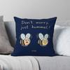 Don'T Worry Just Hummel Bumblebee Square Pillowcase Polyester Linen Velvet Printed Zip Decorative Throw Pillow Case Room Cover