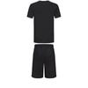Adidas Taekwondo Round Neck Pullover Breathable Short Sleeve T-Shirt Simple Fashion Drawstring Shorts Casual Sports Suit ADICLTS24TK-BW+S21ATMSH3T-BW