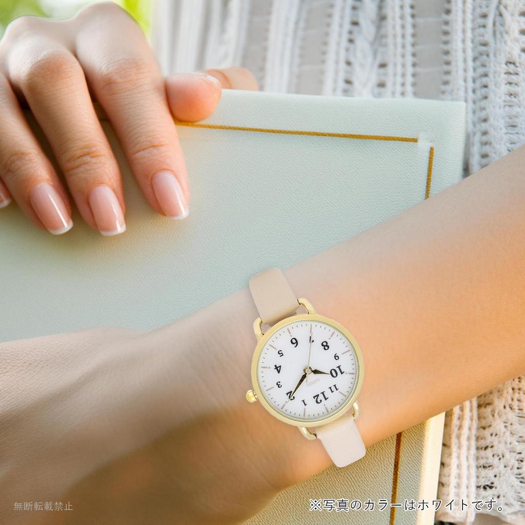 Fieldwork Women's Analog Watch with Leather Strap, Nickel-Free, Long-Lasting, Yellow, NF Fool, YM086-5