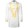 Men's Casual African Style Long Sleeve Print Shirt