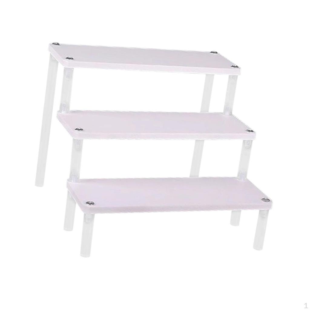 Natural Wood Showcase Shelf for Beauty Essentials and Sweets