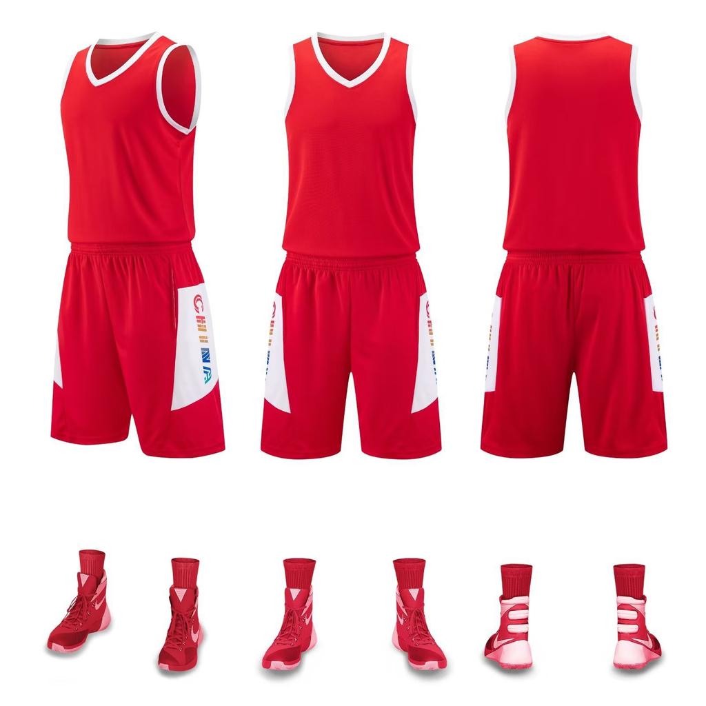 Basketball Suit Mens Jersey Student Summer Game Training Active Childrens Vest Basketball Suit
