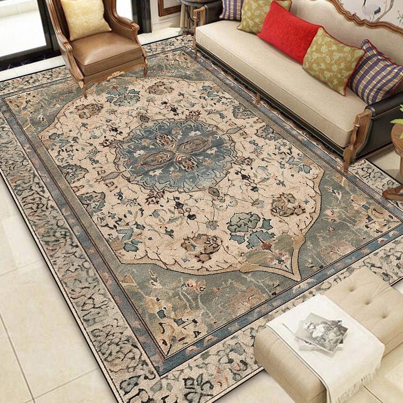 American Style Easy Clean Carpets Living Room Persia Decoration Large Area Rugs Washable Soft Bedroom Lounge Non-slip Floor Mat