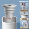 Creative Silicone Drains Sewer Pipe Sealing Ring Anti-odor Kitchen Washing Machine Hose Connector Floor Drain Plug