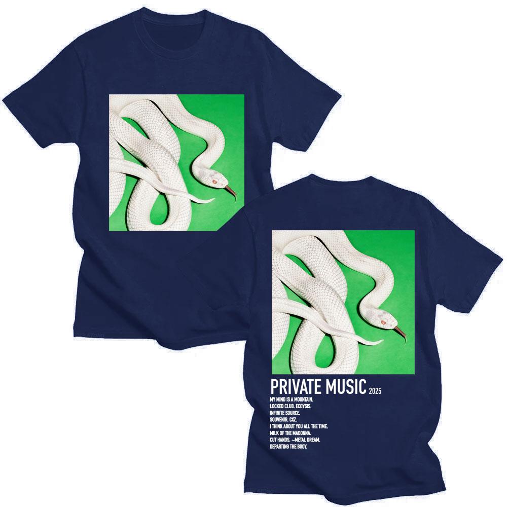 Rock Band Deftones Private Music Album Snake 2025 T-shirt Fashion Hip Hop Vintage Male T Shirts Men Women Cotton Loose Tee Shirt