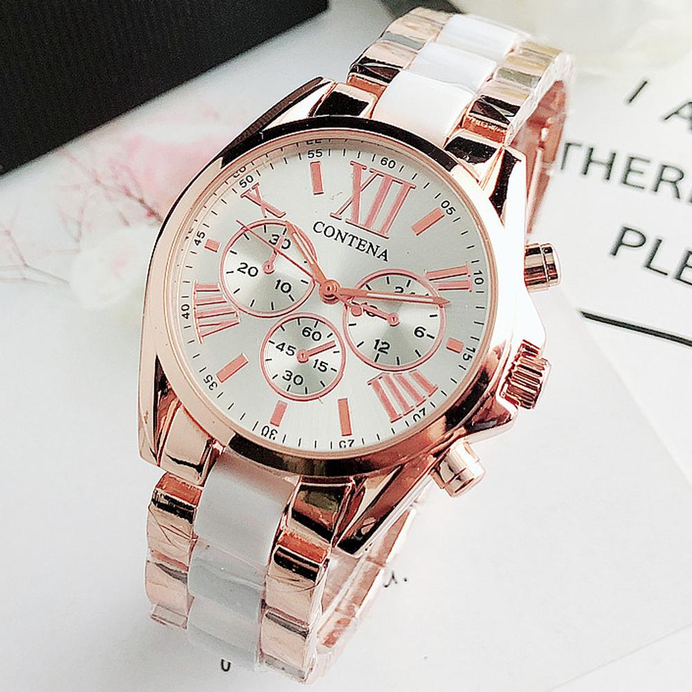 Mode Rosa Damen Uhren Luxus Top Marke Damen Armbanduhr Stil Quarz Uhr Weibliche Uhr Relogio Feminino Montre Femme