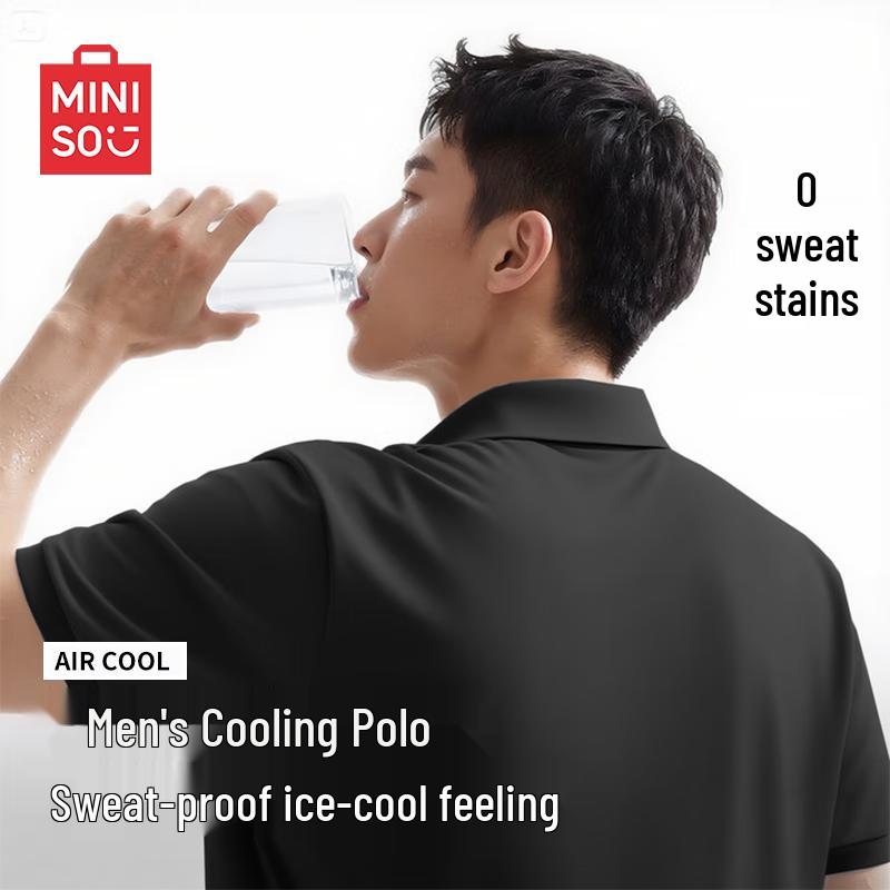 MINISO Men's Quick-Dry Polo Shirt