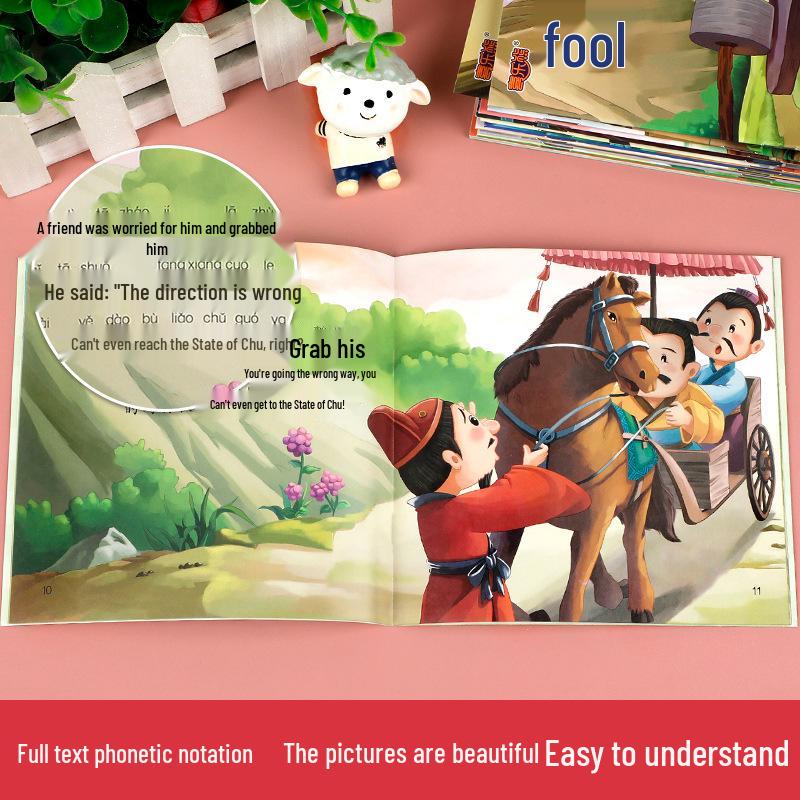 Pictorial Idiom Storybook with Pinyin for Grades 1-3