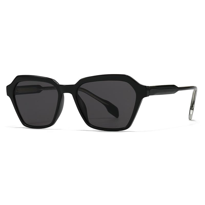 European And American  Trendyy Street Photography Retro Literary Acrylic Insert Sunglasses Modern Charm Ins Sunglasses 28006