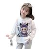 2025 Girls' Spring Long Sleeve Cotton T-Shirt for Kids