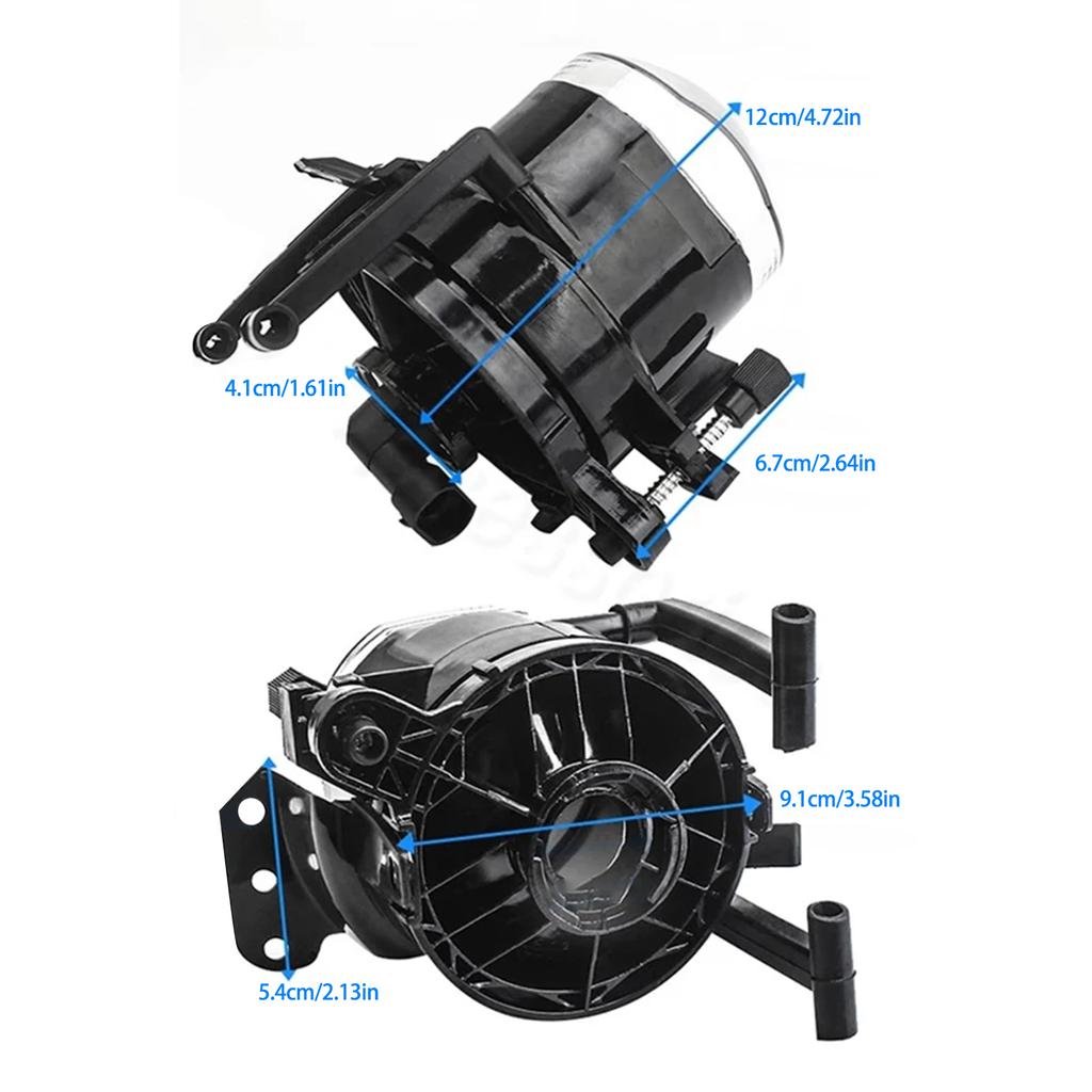 Pair Car Fog Light Housing for E60 E90 E63 E46 328i 335i 328xi 335xi 63176910792 63176920704 63176910791 63176920703