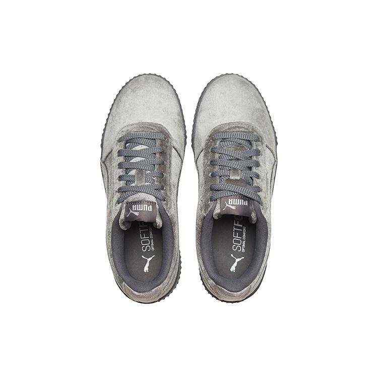 (WMNS) PUMA Carina Velvet Grey/Silver Women's 375886-03