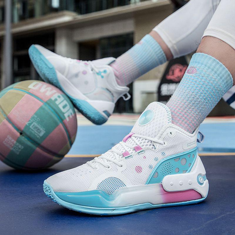 Zapatillas de Baloncesto Ligeras Antideslizantes y Amortiguadoras de Otoño - Resistentes al Desgaste y Transpirables, Versátiles para Estudiantes con Característica Luminosa