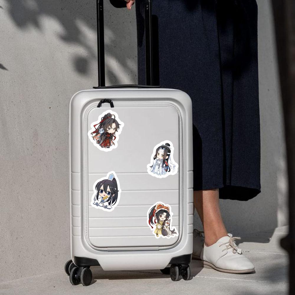 50Pcs Mo Dao Zu Shi (Grandmaster of Demonic Cultivation) Anime Stickers - Wei Wuxian DIY Stickers - Suitable for Skateboards Mobile Phones and Toys