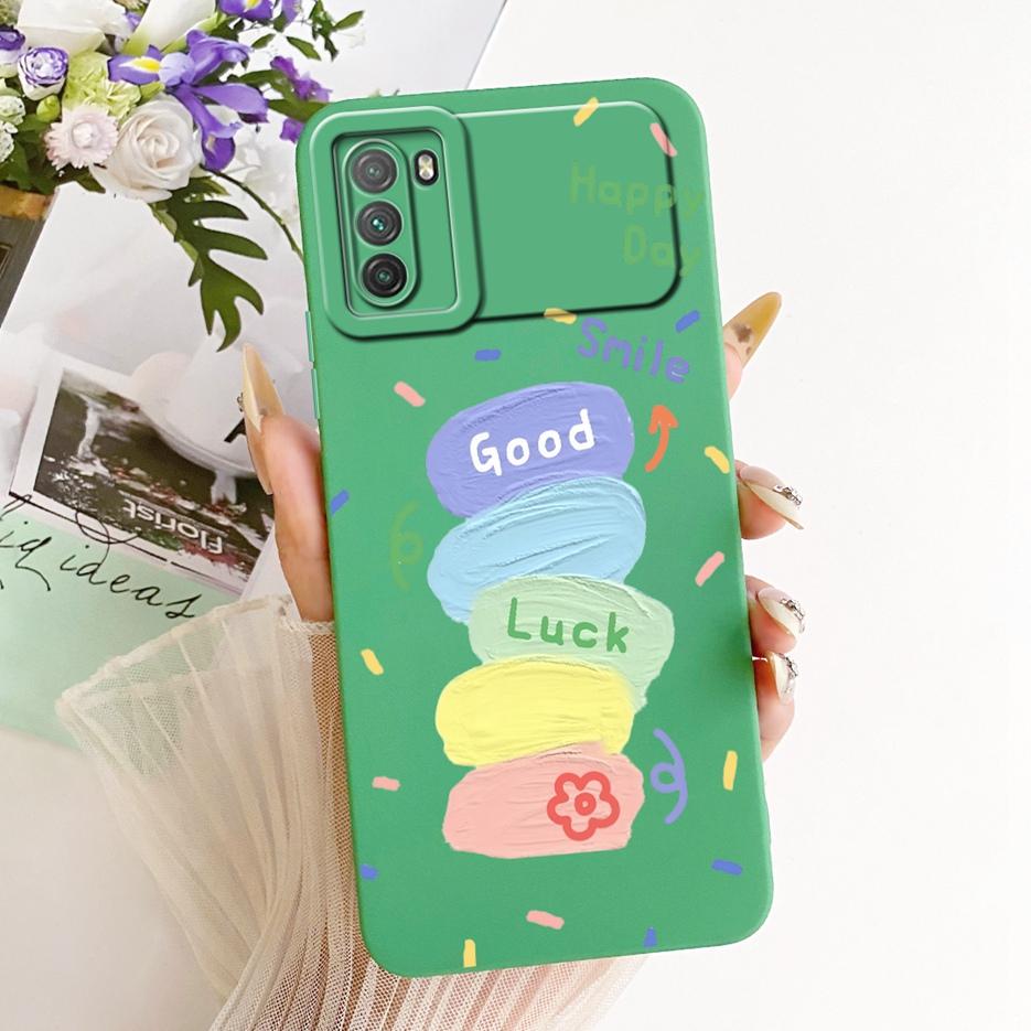 For Xiaomi Poco M3 Case PocoM3 Pro 4G Cute Fashion Cartoon Cover Soft TPU Matte Phone Case For Xiaomi Poco M3 Pro 5G Fundas Bags