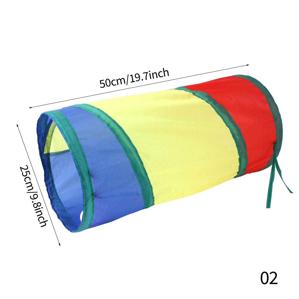 

Игрушки туннели для домашних кошек Складной туннель для тренировок домашних питомцев Интерактивная забавная игрушка для кошек, кроликов, мелких животных Игровой туннель-труба 02