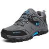 Men's Waterproof Winter Hiking Boots with Fleece Lining, Non-Slip, Wear-Resistant, Durable Outdoor Shoes for Construction and Labor Protection.