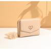 New personalized fashion women's short wallet wallet wallet heart-shaped women's short bag change bag card bag one piece