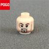 10pcs/lot MOC Bricks Male and Female Figure Head Face Expression DIY Compatible Mini Dolls Building Blocks Toys for Kids Gifts