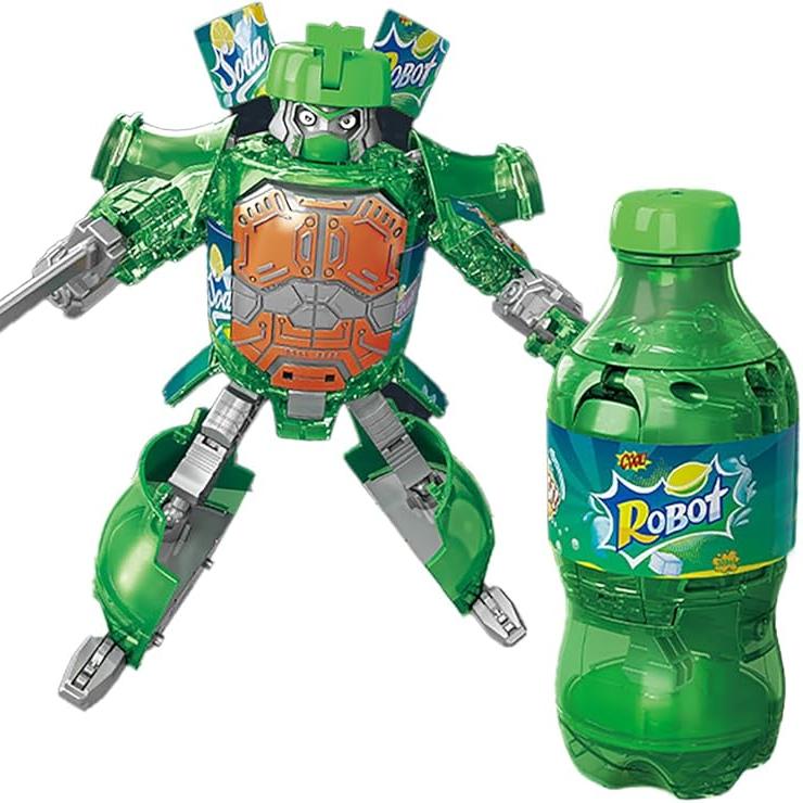Transforming Robot Toys Beverage Bottles Deformation Robot Toys for Kids Gift Birthday Christmas Choice for Boyfriend