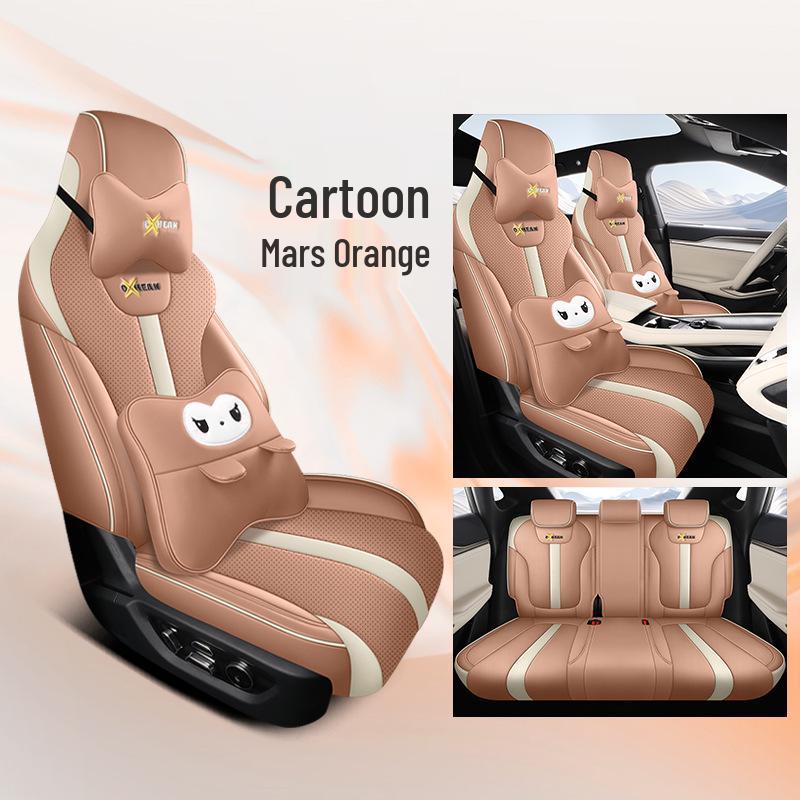 New Model Full Leather Car Seat Cushion for BYD Song L - Universal Four Seasons Use