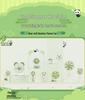 Green Panda USB Rechargeable Mini Desk Fan