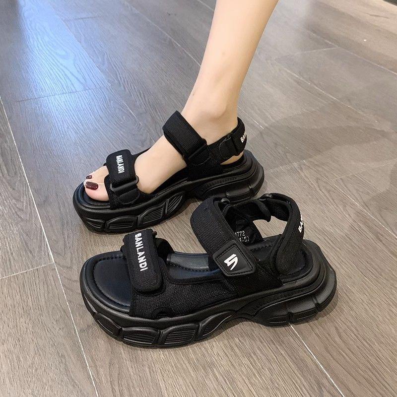 Sports sandals women's summer new thick-soled muffin soft-soled fashionable versatile beach shoes