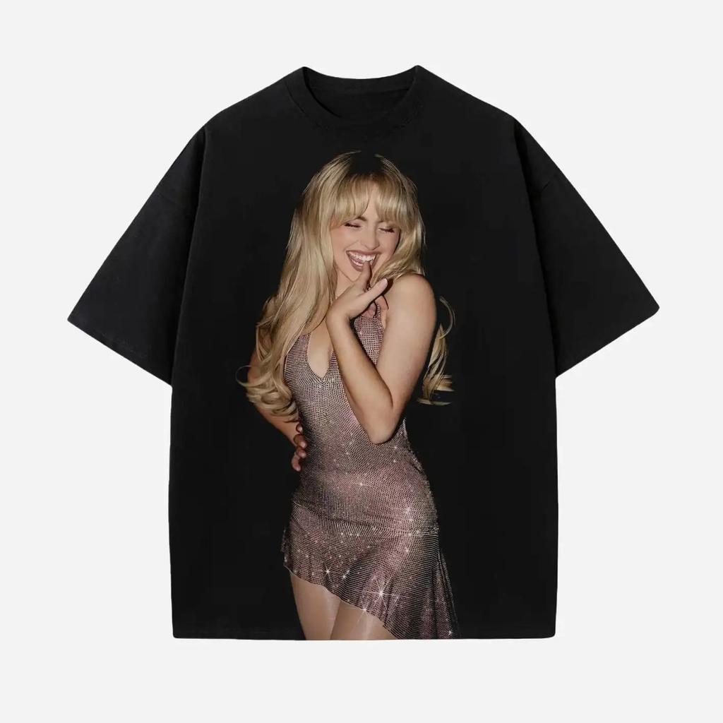 SABRINA CARPENTER Tshirt 2026 Summer Hot Sale Unisexs Womens Tshirt Casual Cotton Tee High Street Hip Hop Womens Clothing