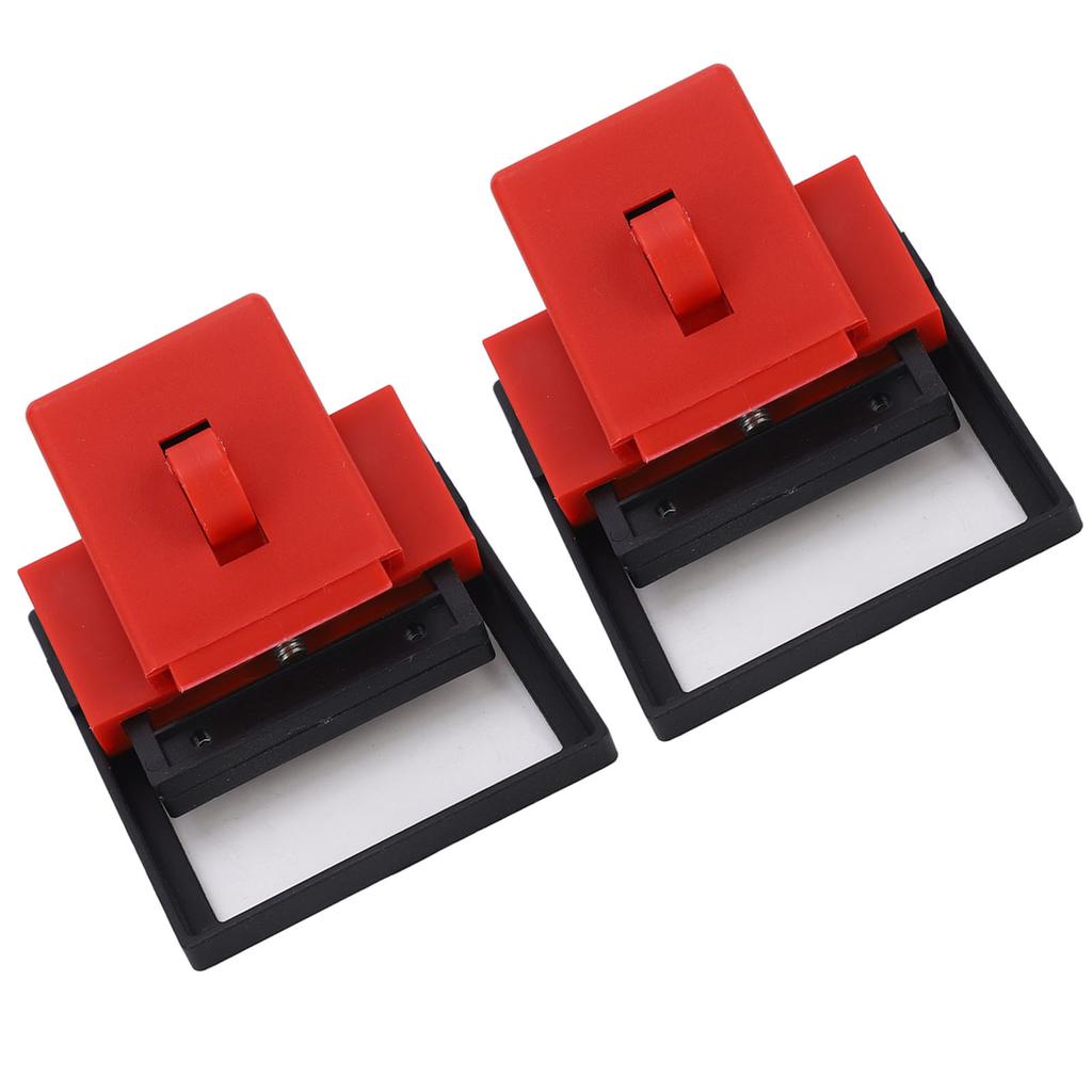 2 Stück Aufklemmbarer Leitungsschutzschalter-Sperre Leitungsschutzschalter-Aussperrvorrichtung PA66 Zubehör für Sicherheit