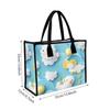  Cute Cloud Chicken Pattern Tote Bag Fashion Casual Large Capacity Handbag for Daily Use
