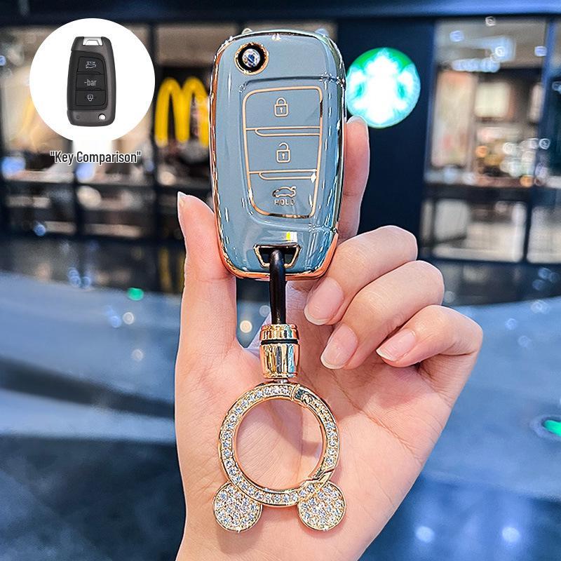 Hyundai Key Case for Ix35, Langdong, Mingtu, Lingdong, Elantra, Yue Dong, Ix25, Reina, Festiva