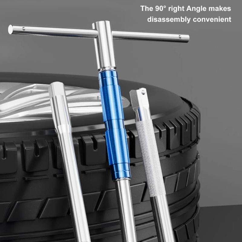 Multipurpose T Handle Hex Key Wrench with Sliding Handle Sleeves For Fastener Rotation In Furniture Assembly Home Repair