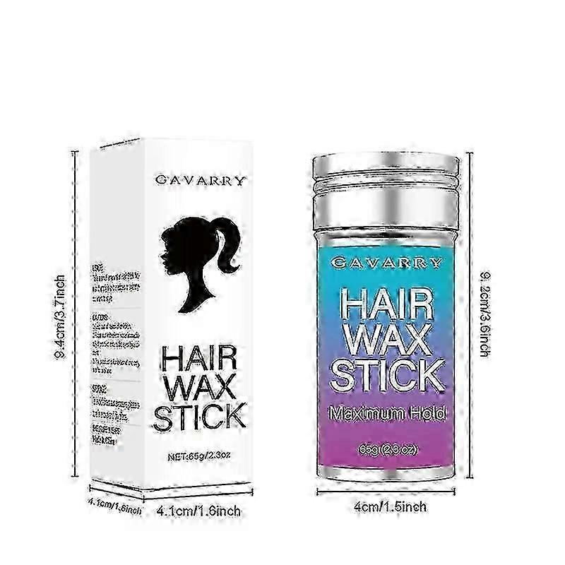 Non-Greasy Hair Wax Stick for Styling Flyaways and Frizz - Wax for Edge Control on Wigs and Hair
