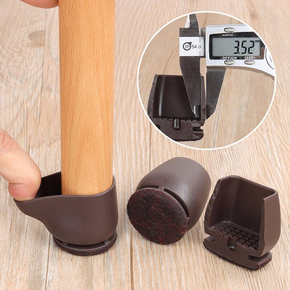 Reduce Noise Chair Leg Floor Protector Diagonal Leg Protectors Cap  Coffee Table