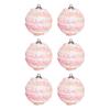 6Pcs Christmas Balls Ornaments Set Portable Christmas Tree Decorations Charm Pendants for Yard Celebration Mall New Year Decor