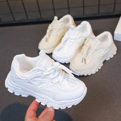 Little White Shoes Versatile Children's Breathable Dad Shoes 2025 Summer New Girls Ins Sports Shoes Boys Running Shoes