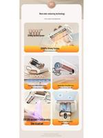 Double Cup Roller, Portable Household Sterilization Mite Removal, Bed Vacuum Cleaner, Strong Suction Large Suction Mite Removal Instrument