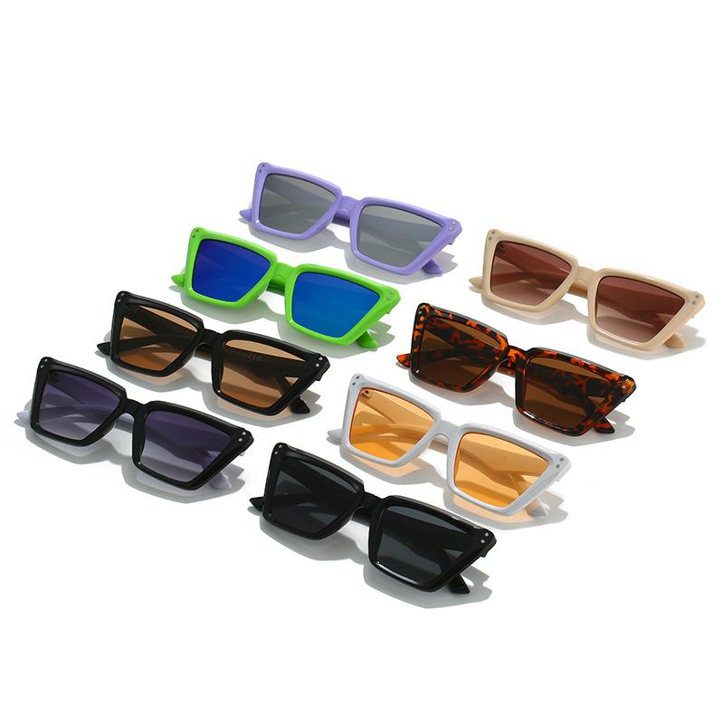 Cat Eye Sunglasses, Simple Street Glasses, Personalized Reflective Sunglasses