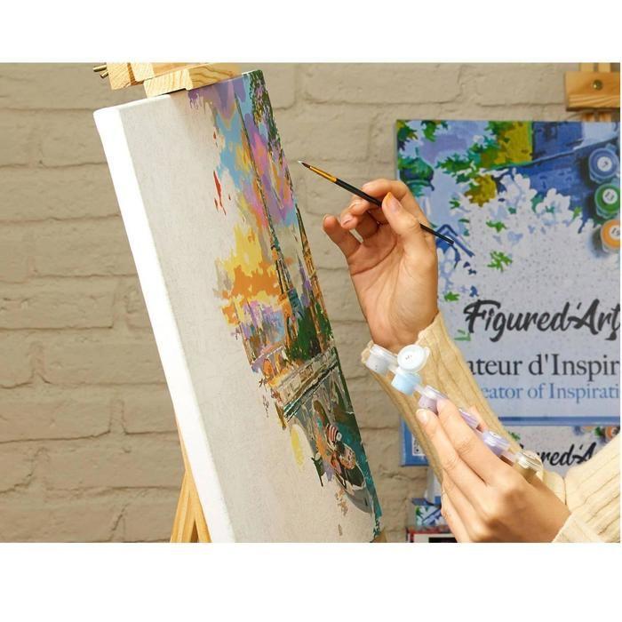 Peinture par numéro figured art femme en habits traditionnels 40x50 cm multicolore