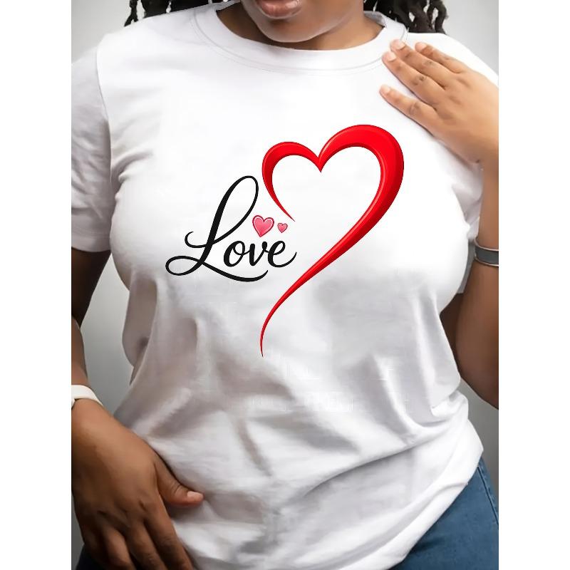 

Short-Sleeve T-Shirt, Featuring Personalized Letter Designs, Short-Sleeve Top, Women S Clothing, Versatile Everyday Wear, Round Neck Top S белый